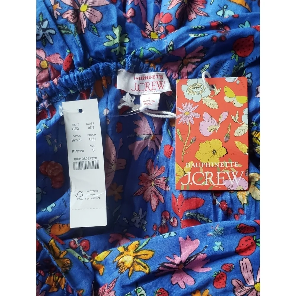 80. J.Crew X Dauphinette maxi cover-up dress in cornucopia floral